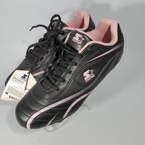 Starter All Purpose Cleats Women's Size 6 Black/Pink NWT Soccer Field